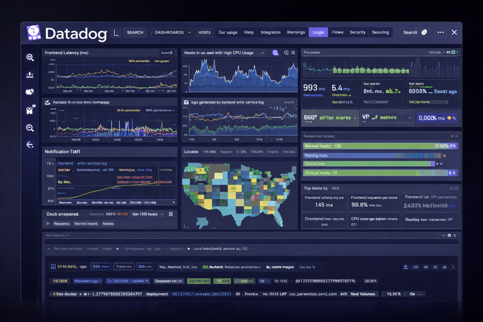 Real-Time Monitoring Dashboards